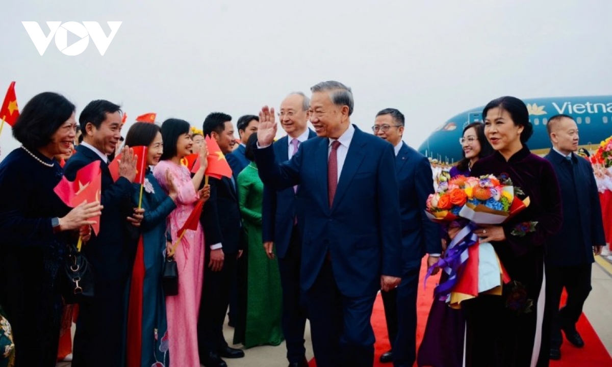 Vietnam’s top leader To Lam begins state visit to China